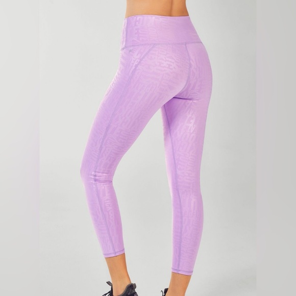 Fabletics Pants - Fabletics Shimmering Purple Leggings